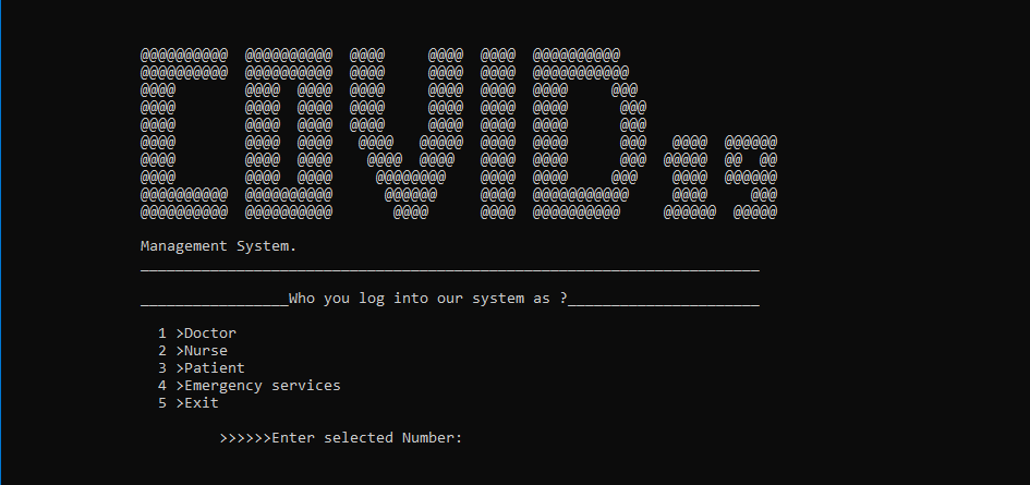 C-based hospital monitoring terminal UI