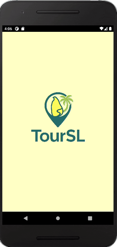 TourSL Sri Lanka tourism guide app UI