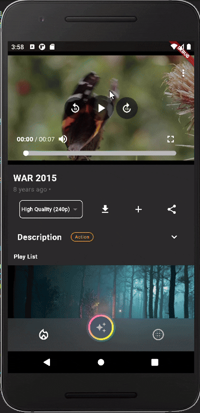 Movie streaming app with bunny.net and Firebase
